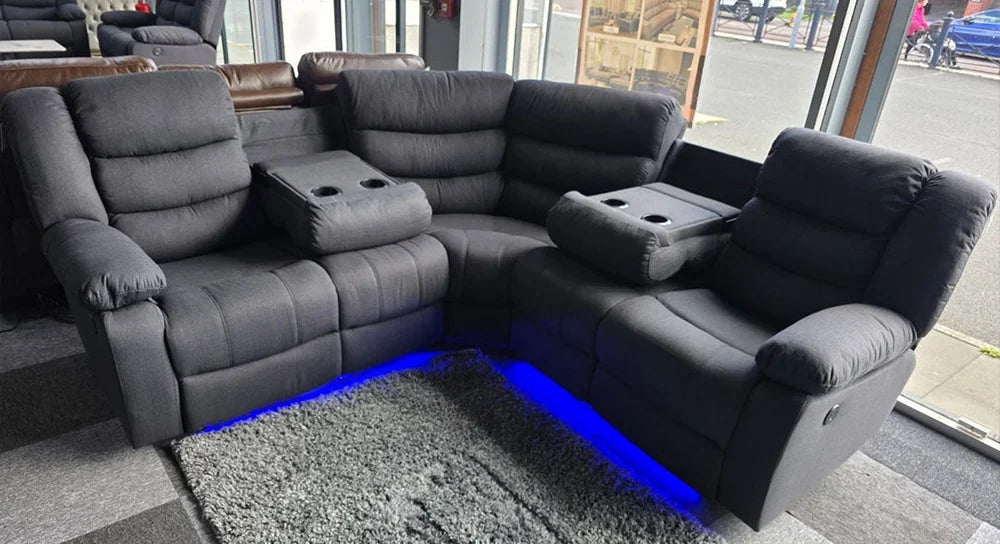 Sorrento Electric Recliner Corner Sofa