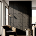 Panelux™ Lite Wedge Acoustic Wall Panels - 120x30cm (Set of 4) | Self Adhesive, 5 Colours