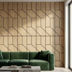 Panelux™ Lite Wedge Acoustic Wall Panels - 120x30cm (Set of 4) | Self Adhesive, 5 Colours