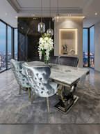 Arianna Marble Dining Set