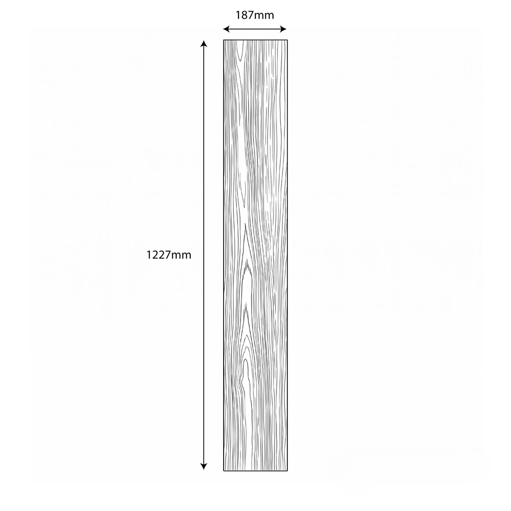 Fortis Floors™ Elementary Luxury LVT Wood Plank - Blond Oak | 1227mm x 187mm (3.67m² Pack)