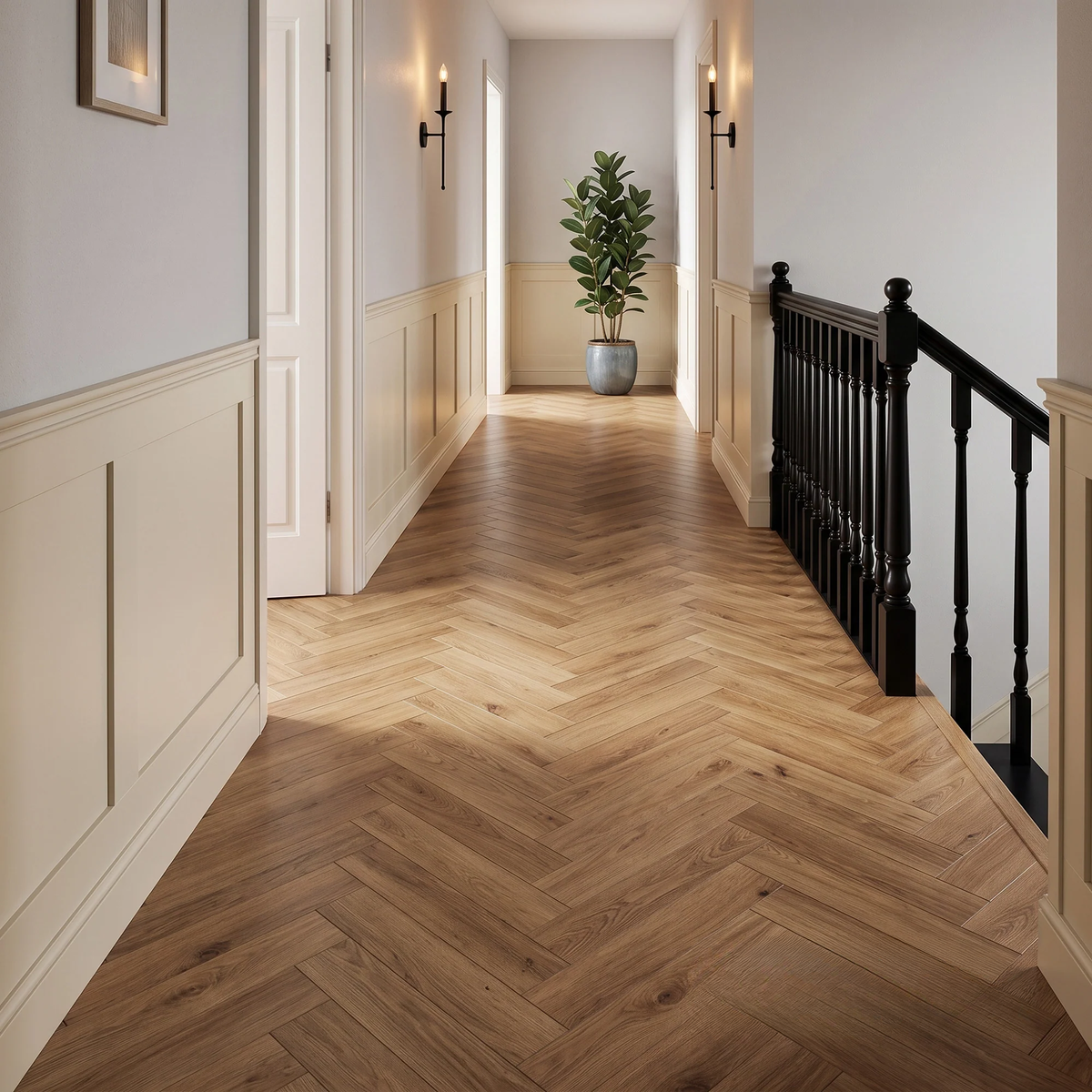Fortis Floors™ Elementary Luxury LVT Wood Plank - Honey Oak | 750mm x 150mm (2.02m² Pack)