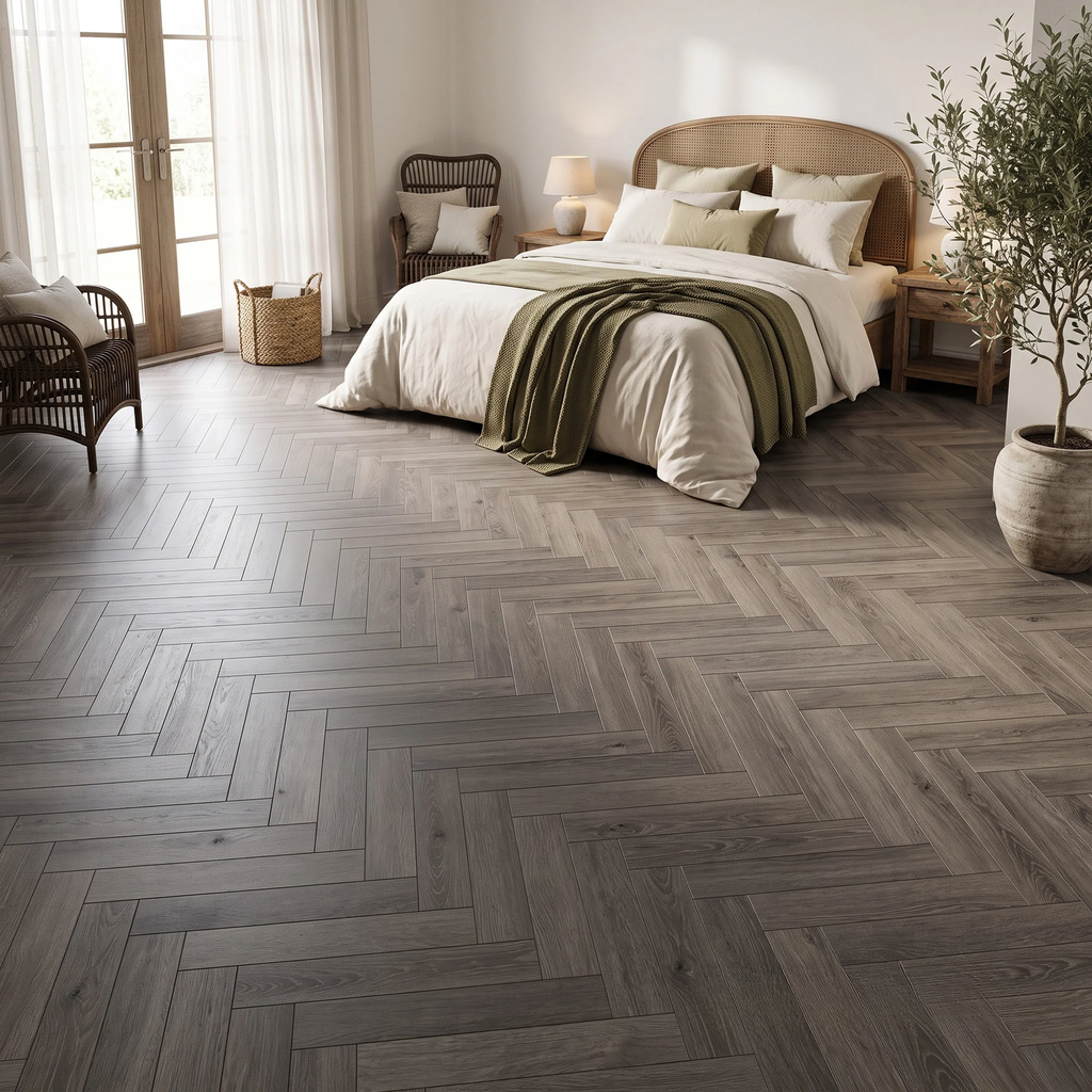 Fortis Floors™ Elementary Luxury LVT Wood Plank - Smoked Oak | 750mm x 150mm (2.02m² Pack)