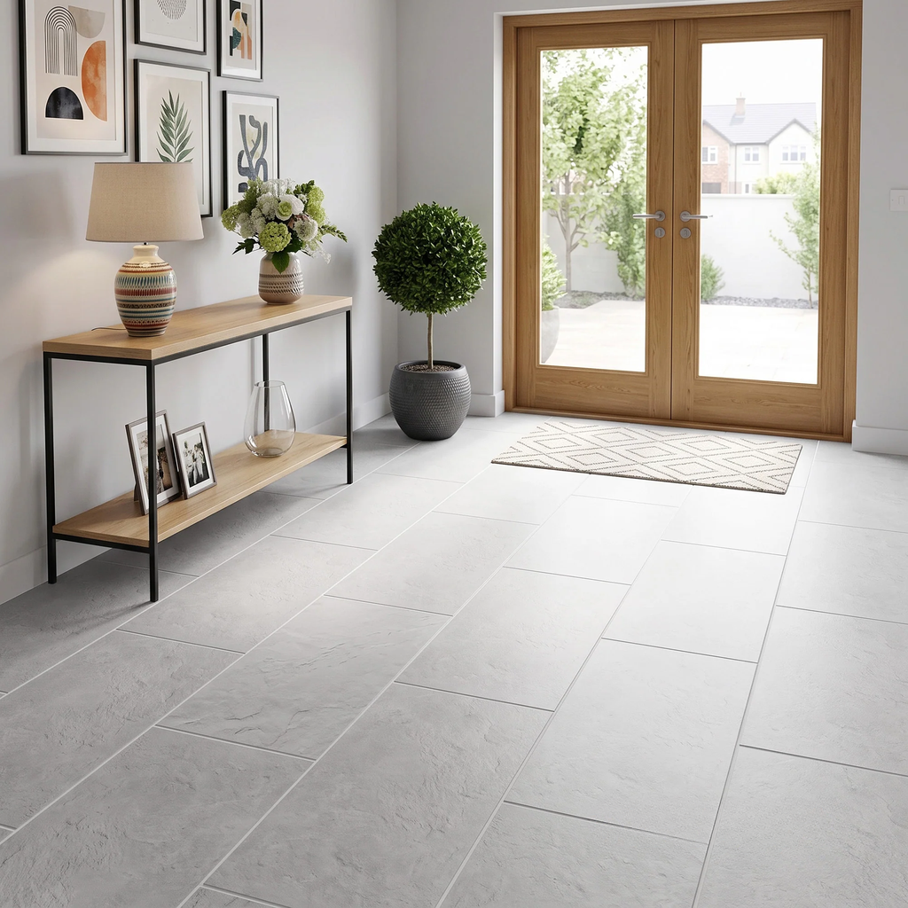 Fortis Floors™ Elementary Luxury LVT Stone Effect - Grigio Classic | 609mm x 304mm (3.7m² Pack)