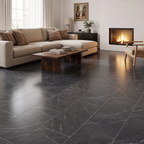 Fortis Floors™ Elementary Luxury LVT Stone Effect - Nero | 609mm x 304mm (3.7m² Pack)