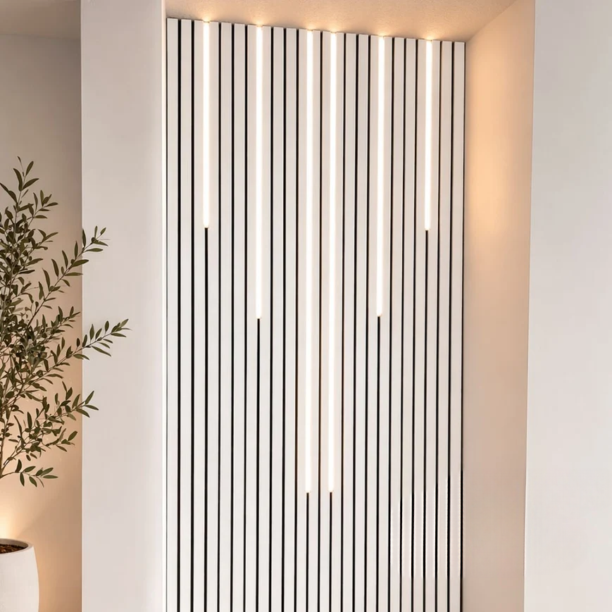 Envy™️ 6 Strip Acoustic panel L.E.D lights