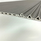 WPC 3D WAVE Decorative Wall Panels 235×15.9cm (SET of 10) - Ash Grey