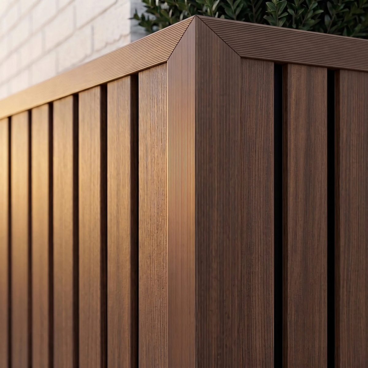 Kladd™ Exterior Wall Panel Composite Cladding Corner Trim - Smoked Oak | 180cm / 290cm (Set of 2)