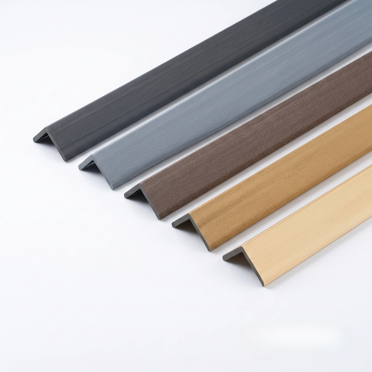 Kladd™ Exterior Wall Panel Composite Cladding Corner Trim - Light Oak | 180cm / 290cm (Set of 2)