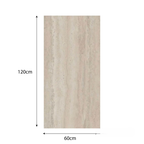Beige Travertine MCM Flexible Stone | 120cm x 60cm Indoor Feature Wall Panel (Set of 4)