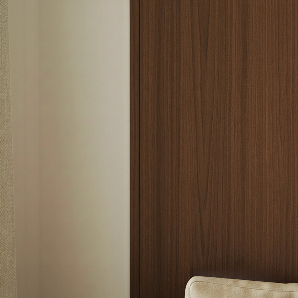 WPC FLAT Decorative Wall Panels 236×40cm (SET of 5) - Walnut (Dark Oak)