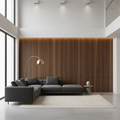 WPC FLAT Decorative Wall Panels 236×40cm (SET of 5) - Walnut (Dark Oak)