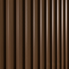WPC 3D WAVE Decorative Wall Panels 235×15.9cm (SET of 10) - Walnut (Dark Oak)