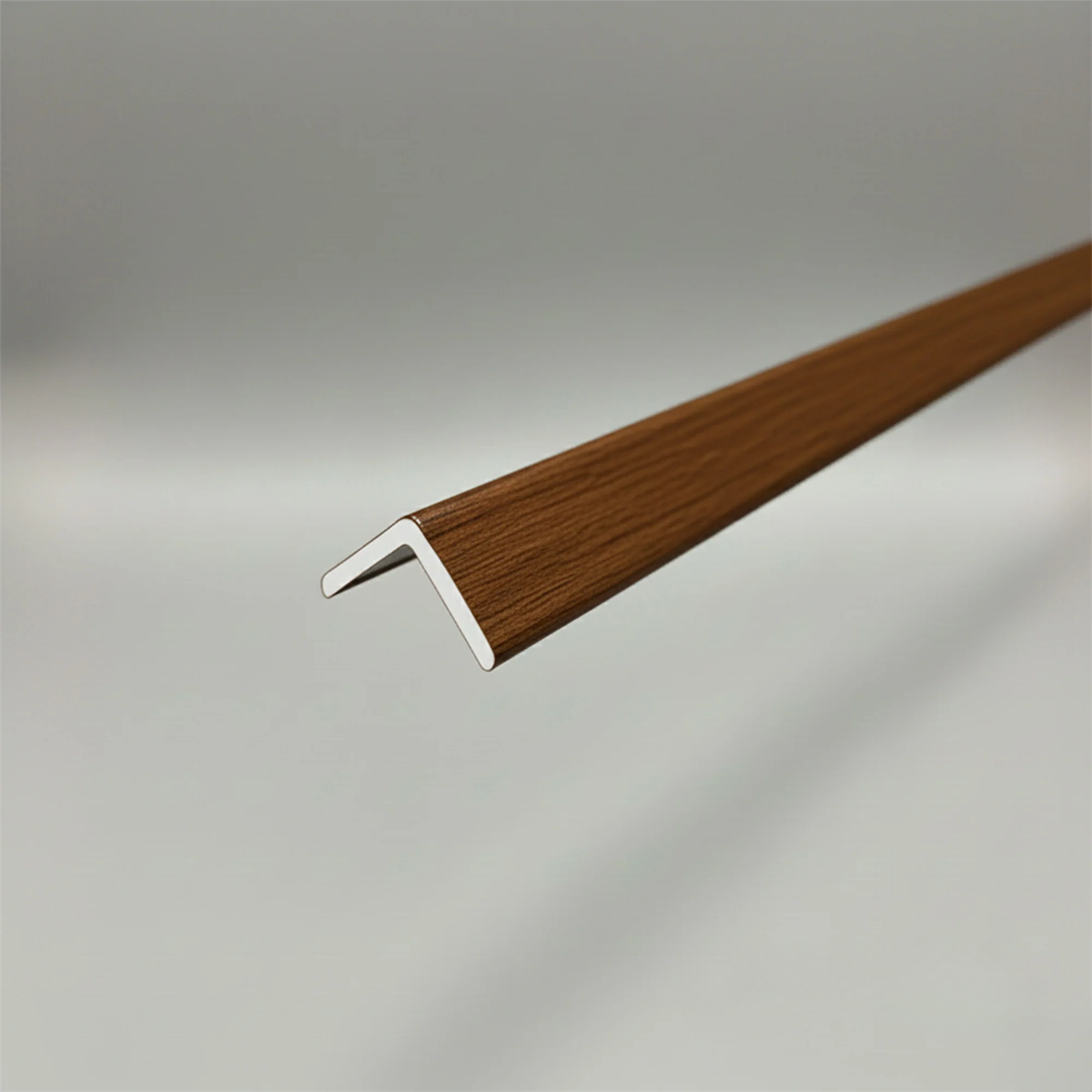 WPC Full Wall Set: 3D Wave & Flat Panels + 4 End Trims - Walnut (Dark Oak)