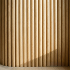Flexii™ Flexible Walnut Fluted Wall Panel | Premium Wood Slats 240cm x 60cm (Set of 2)