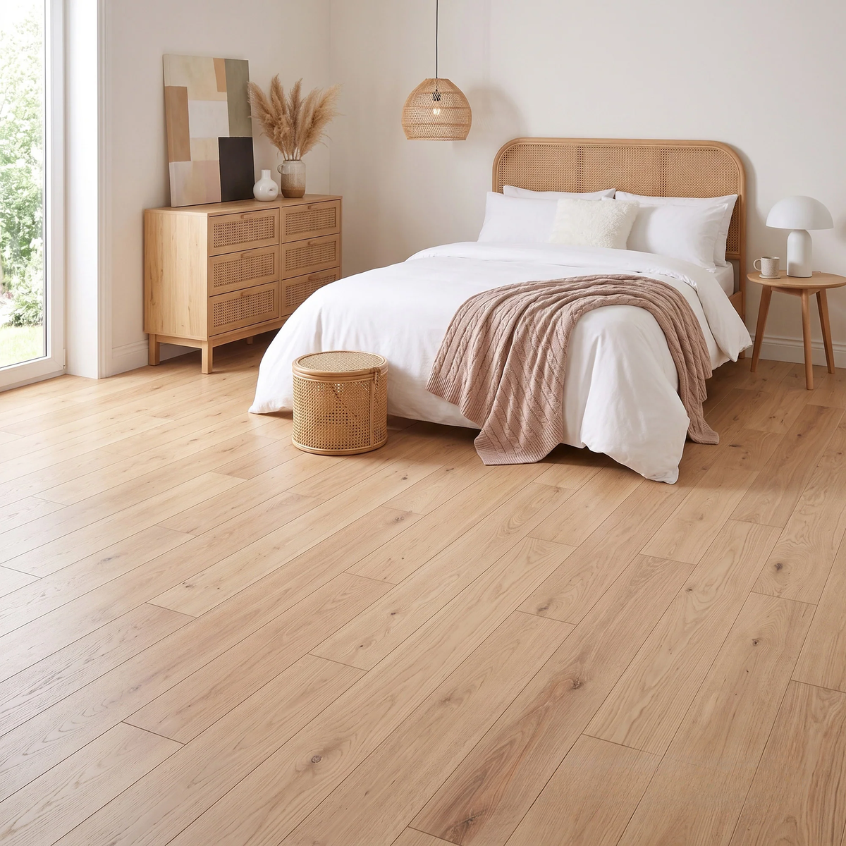 Fortis Floors™ Elementary Luxury LVT Wood Plank - Blond Oak | 1227mm x 187mm (3.67m² Pack)
