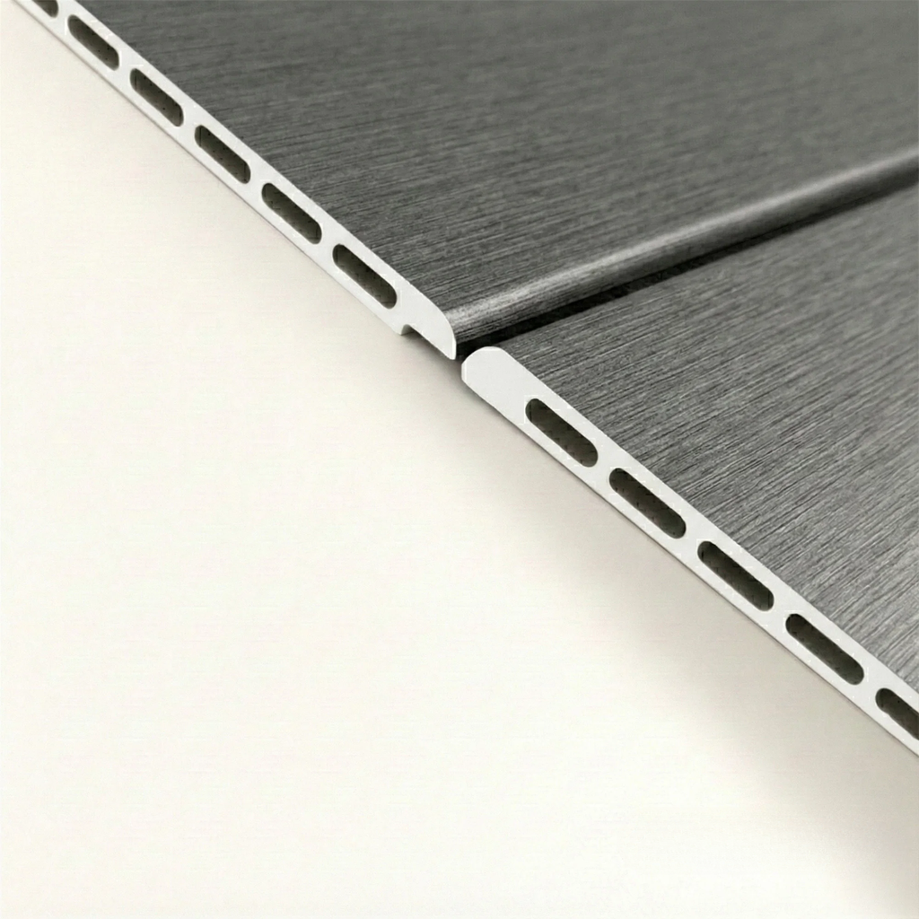 WPC FLAT Decorative Wall Panels 236×40cm (SET of 5) - Ash Grey