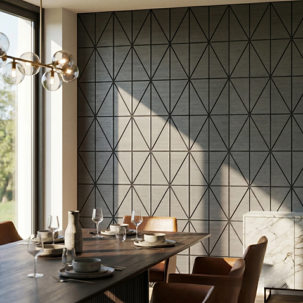 Panelux™ Lite Harlequin Acoustic Wall Panels - 120x30cm (Set of 4) | Self Adhesive, 5 Colours