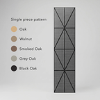 Panelux™ Lite Harlequin Acoustic Wall Panels - 120x30cm (Set of 4) | Self Adhesive, 5 Colours