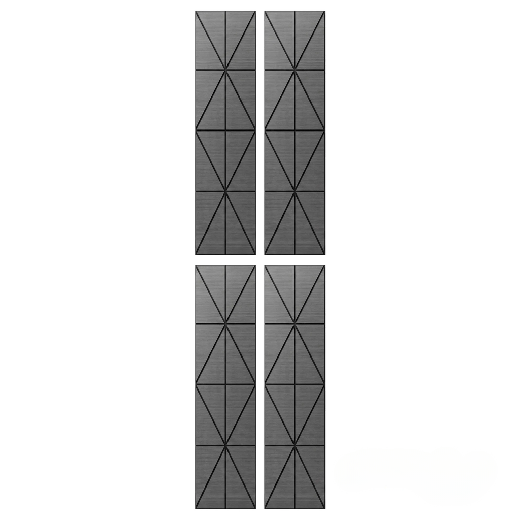 Panelux™ Lite Harlequin Acoustic Wall Panels - 120x30cm (Set of 4) | Self Adhesive, 5 Colours