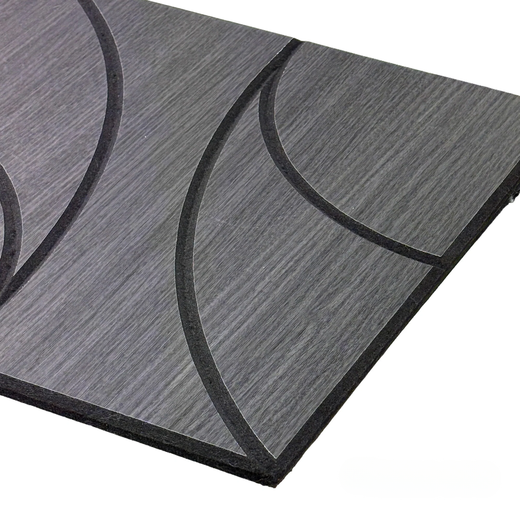 Panelux™ Lite Spiral Acoustic Wall Panels - 120x30cm (Set of 4) | Self Adhesive, 5 Colours