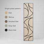 Panelux™ Lite Spiral Acoustic Wall Panels - 120x30cm (Set of 4) | Self Adhesive, 5 Colours
