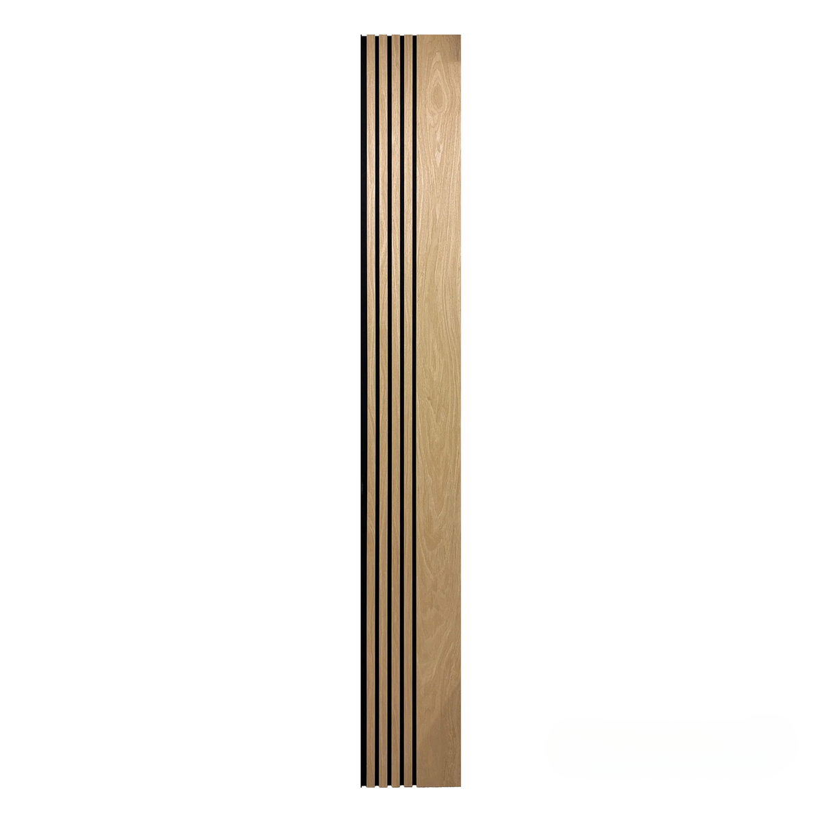Panelux™ Pro Wide Random Rhythmic Slat Oak Wall Panels - 240cm x 30cm (Set Of 2)