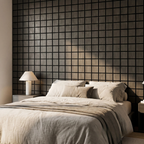 Panelux™ Lite Grid Acoustic Wall Panels - 120x30cm (Set of 4) | Self Adhesive, 5 Colours