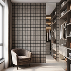 Panelux™ Lite Grid Acoustic Wall Panels - 120x30cm (Set of 4) | Self Adhesive, 5 Colours