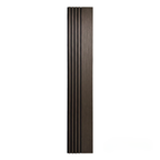 Panelux™ Pro Wide Random Rhythmic Slat Smoked Oak Wall Panels - 240cm x 30cm (Set Of 2)