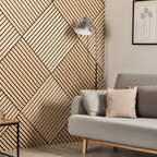 Oak Acoustic Square Wall Panels 60cm x 60cm (Set of 4)