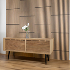 Oak Acoustic Square Wall Panels 60cm x 60cm (Set of 4)