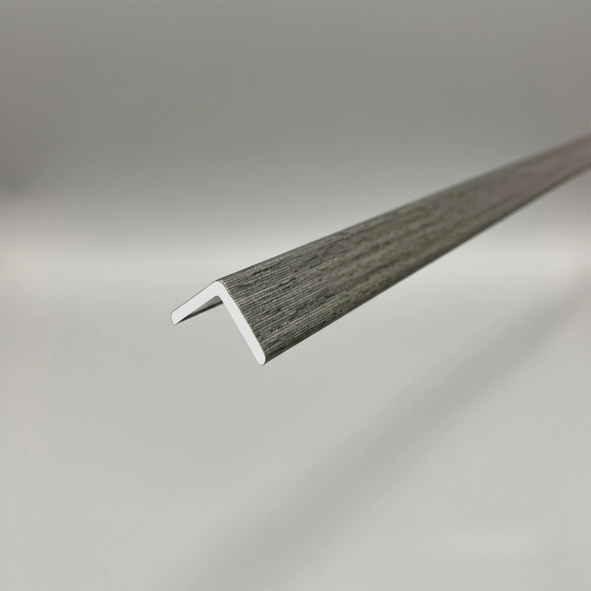 WPC Full Wall Set: 3D Wave & Flat Panels + 4 End Trims - Ash Grey
