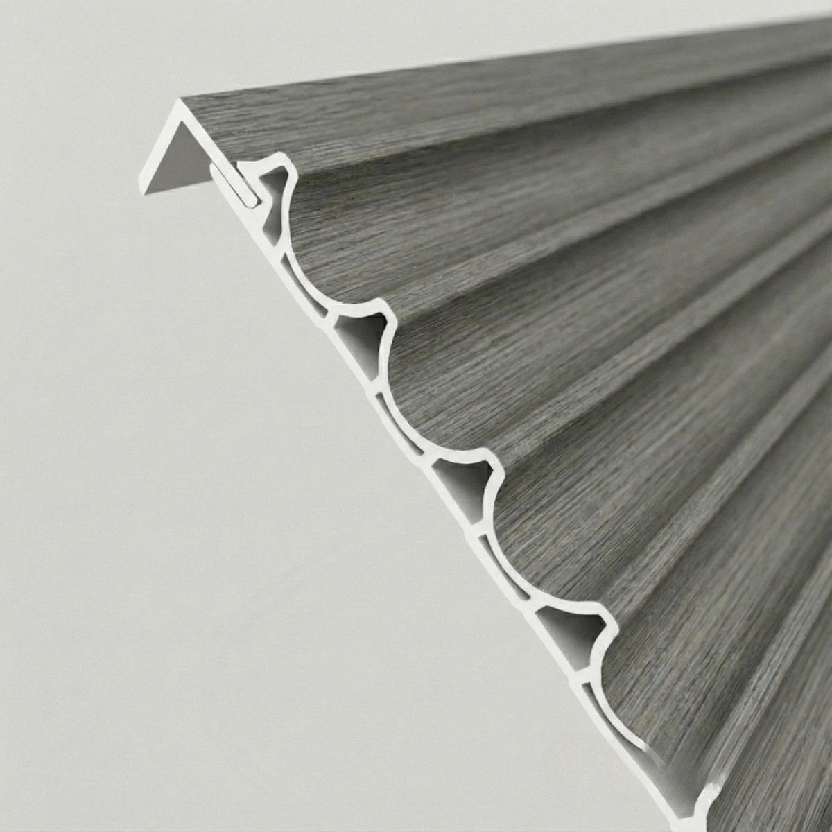 WPC FLAT Decorative Wall Panels 236×40cm (SET of 5) - Ash Grey