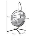 Hanging Egg Chair with Stand – Outdoor Garden Egg Chair UK