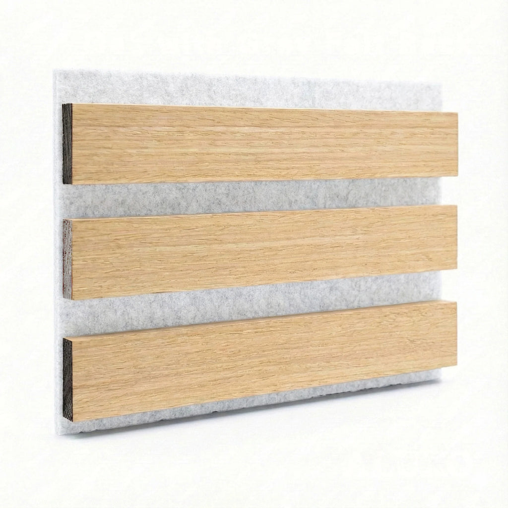 Panelux™ Pro Wide 3-Sided Wood Veneer Walnut Wall Panels - 240cm x 30cm (Set Of 2)