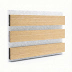 Panelux™ Pro Wide 3-Sided Wood Veneer Walnut Wall Panels - 240cm x 30cm (Set Of 2)