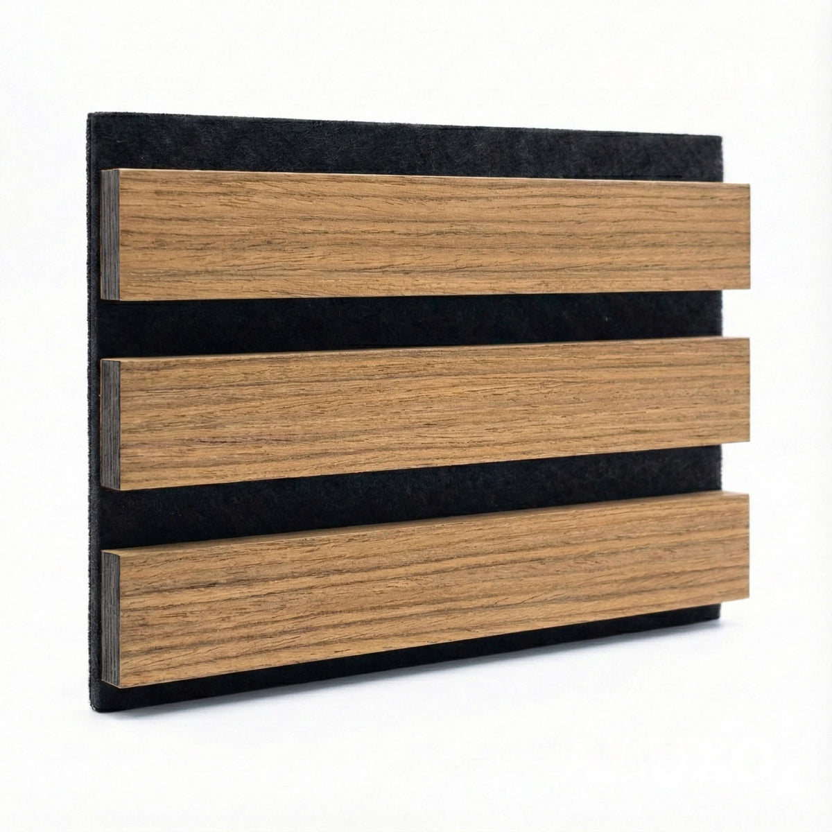 Panelux™ Pro 3-Sided Wood Veneer Walnut Wall Panels - 240cm x 32cm (Set Of 2)