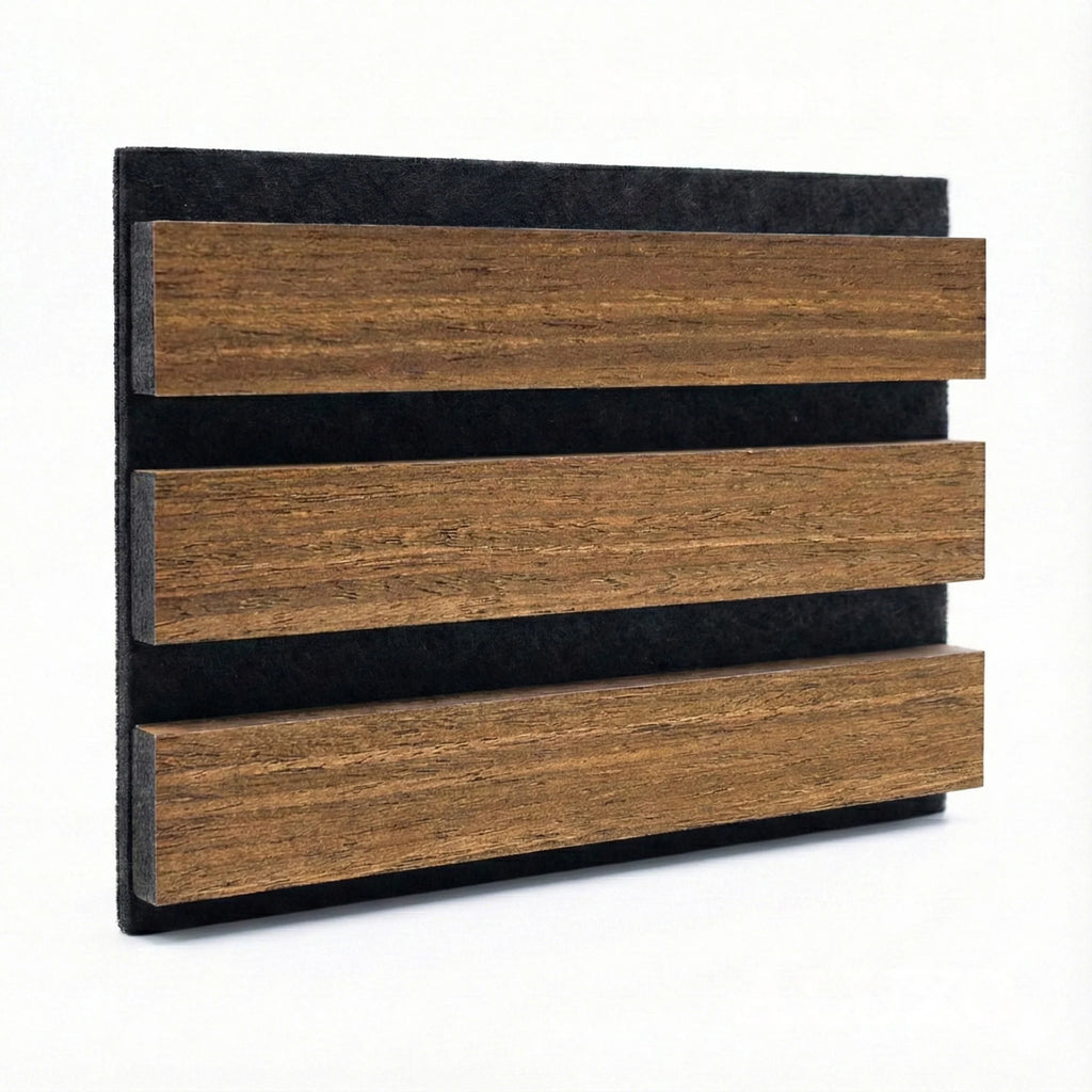Panelux™ Pro 3-Sided Wood Veneer Smoked Oak Wall Panels - 240cm x 32cm (Set Of 2)