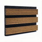 Panelux™ Pro 3-Sided Wood Veneer Smoked Oak Wall Panels - 240cm x 32cm (Set Of 2)